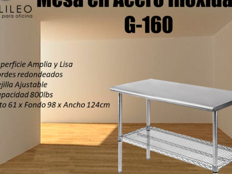 Mesa en acero inoxidable Guatemala