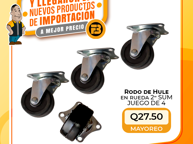 Rodo de Hule Ferrobolivar Mixco