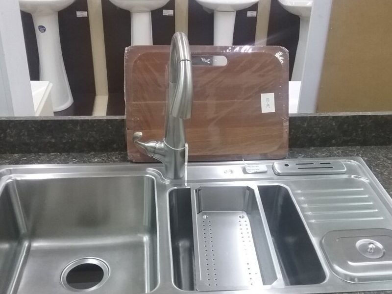 Lavatrastos Doble Cuadrado DECORAZUL
