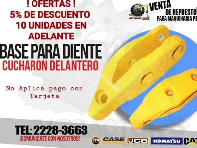 Base para Diente excavadora guatemala