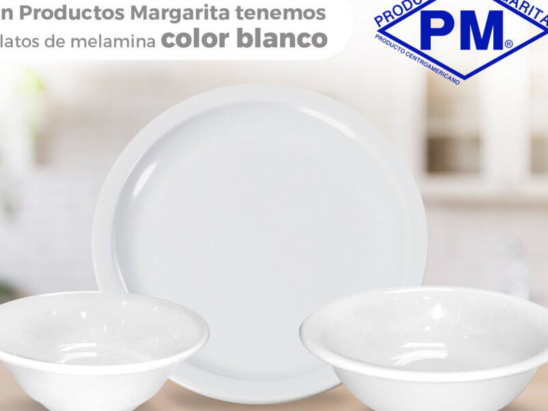 PLATOS MELAMINA BLANCO GUATEMALA 