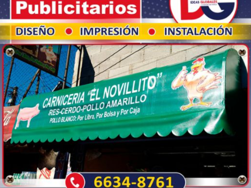 Toldos publicitarios Guatemala