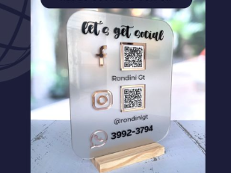 Rótulos código QR Ciudad de Guatemala