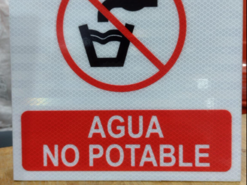 Señalización de agua Escuintla