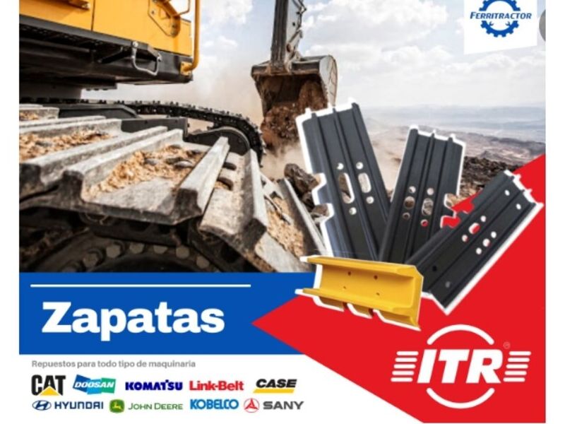 Zapatas maquinaria pesada Guatemala