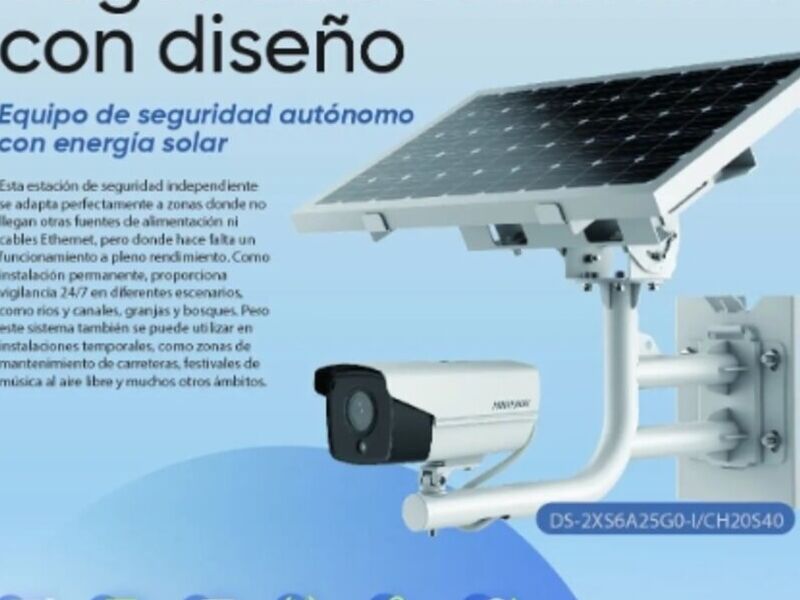 Cámara Seguridad Panel Solar Guatemala