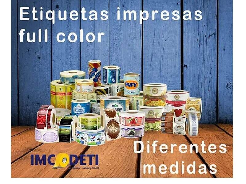 Etiquetas impresas full color Guatemala