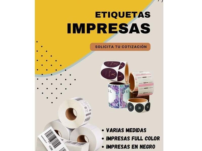Etiquetas impresas Guatemala
