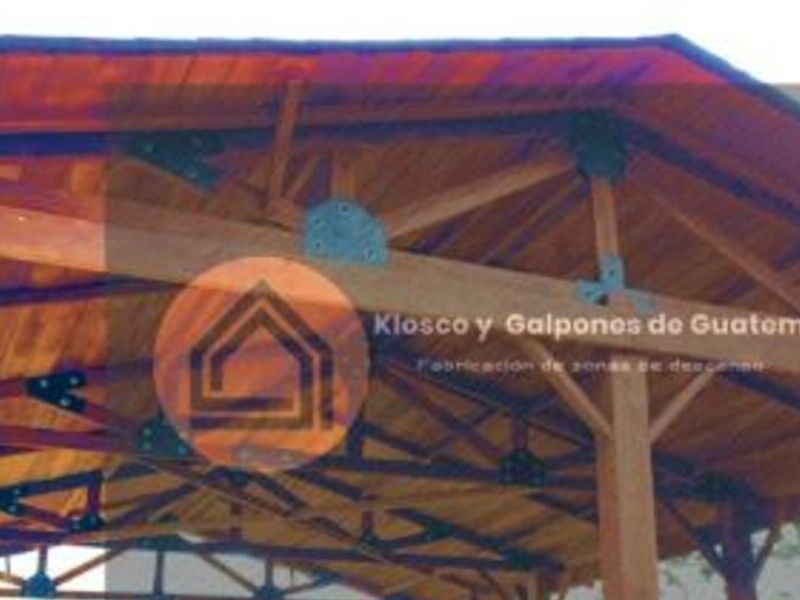 Pérgola de madera Kioscos Y Galpones de GT