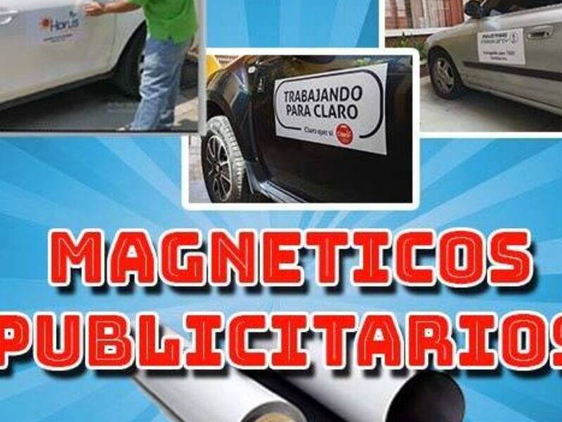 Magnéticos Publicitarios Exteriores de GT