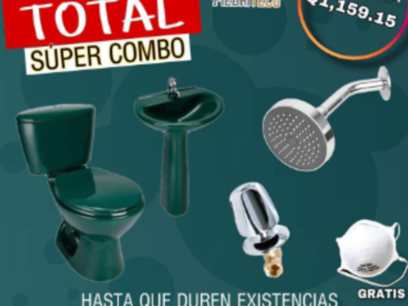 Inodoro Combo Teculután Piedritecu