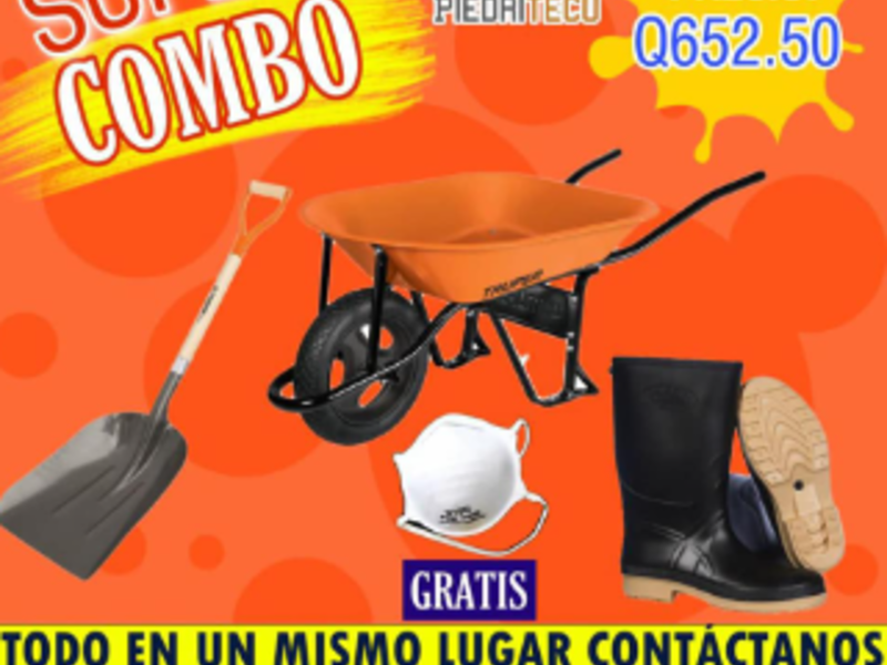 Carretilla Combo Guatemala Piedritecu