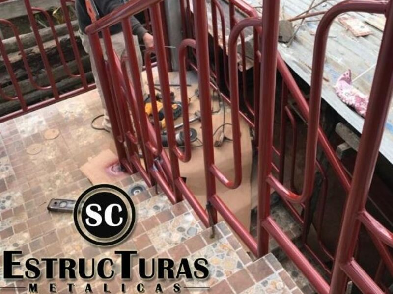 Pasamanos de acero Guatemala Estructuras SC