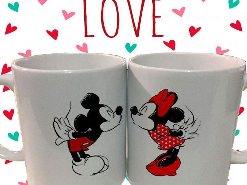 Taza blanca duo personalizada 11 onz  Gt