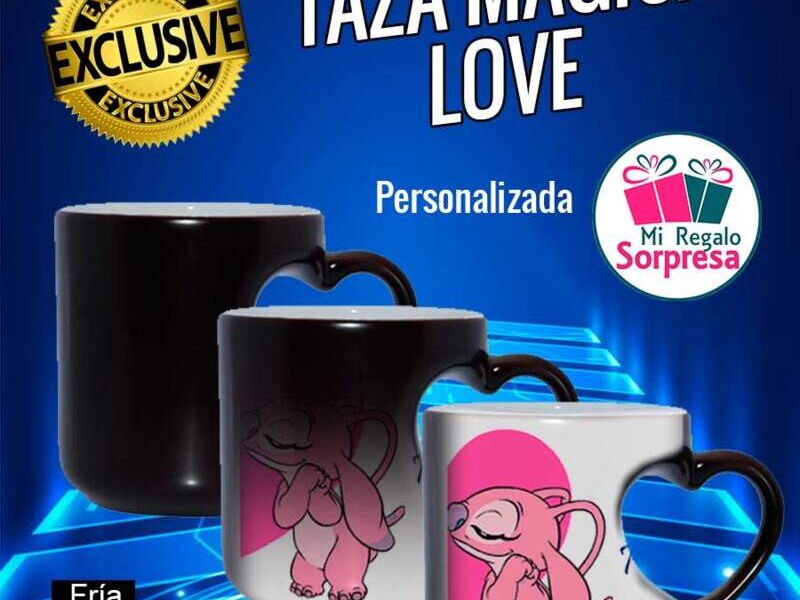 Taza mágica LOVE Personalizada Guatemala