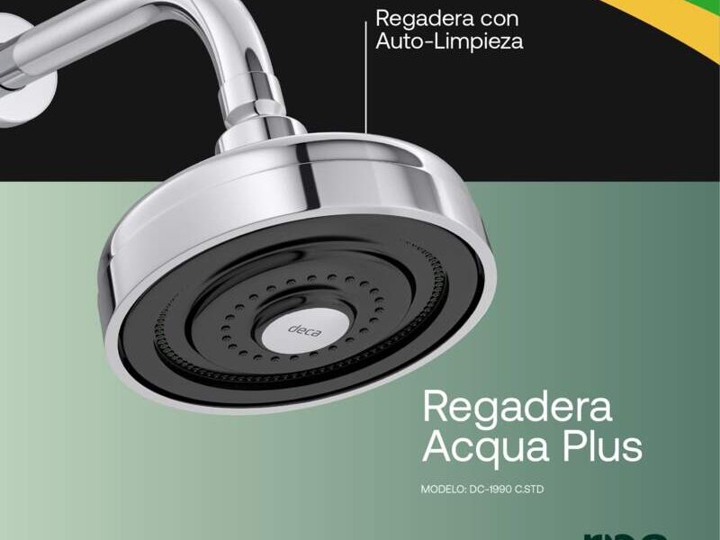 REGADERA ACQUA PLUS GUATEMALA 