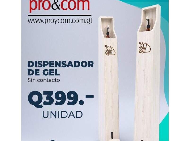 Dispensador de gel Guatemala