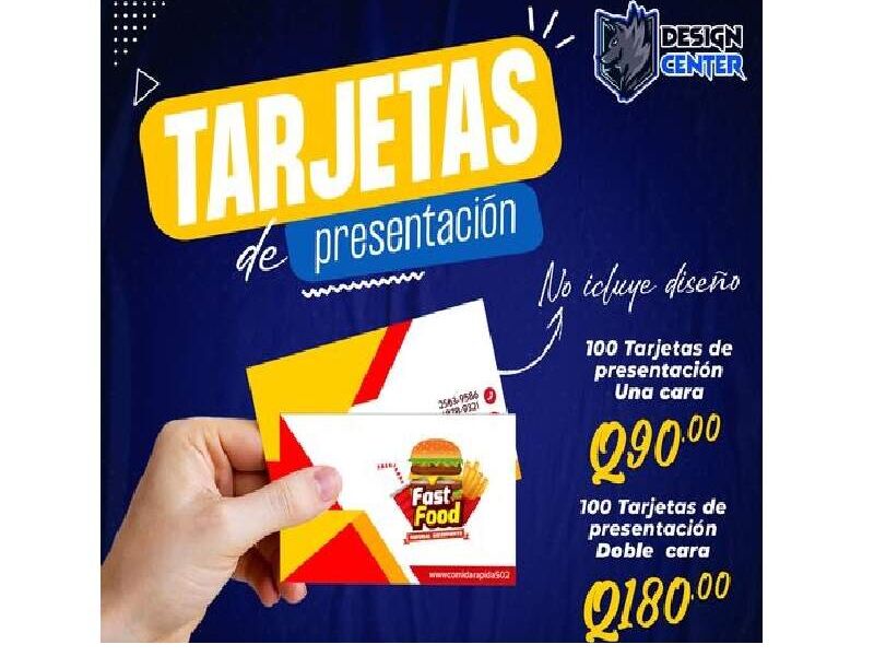 TARJETAS DE PRESENTACIÓN  Guatemala