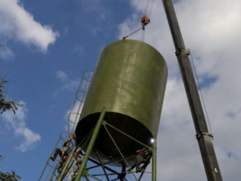 Construcción de tanques de agua Petapa