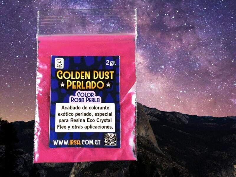 Colorante para resinas rosa perla Guatemala