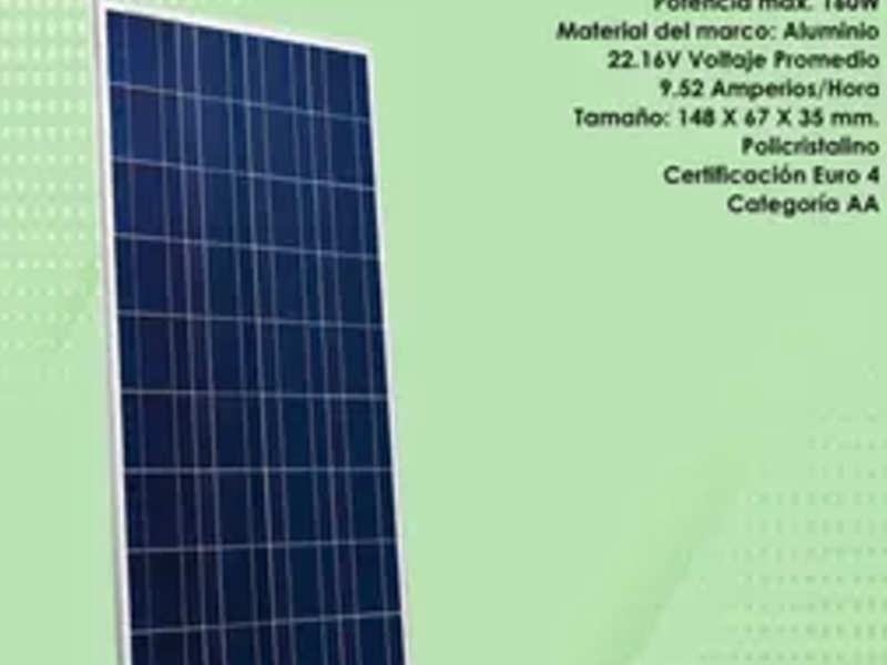 Panel Solar 160 Watts Guatemala
