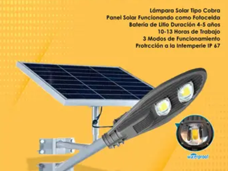 Lámpara Cobra 100W Guatemala
