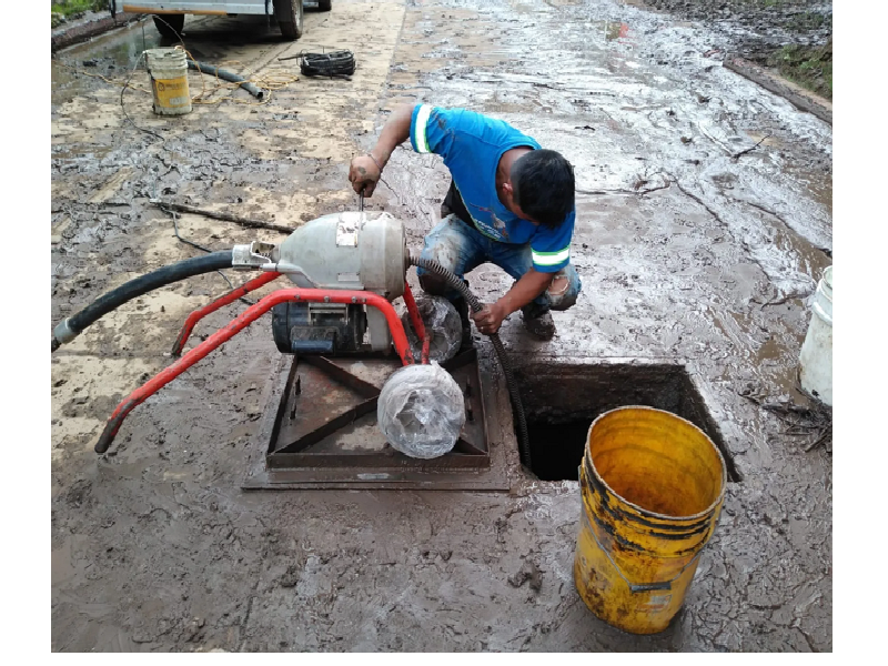 Vaciado con camión cisterna Guatemala