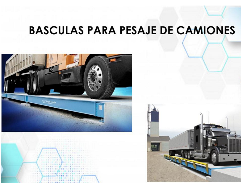 Basculas para pesaje de camiones Guatemala