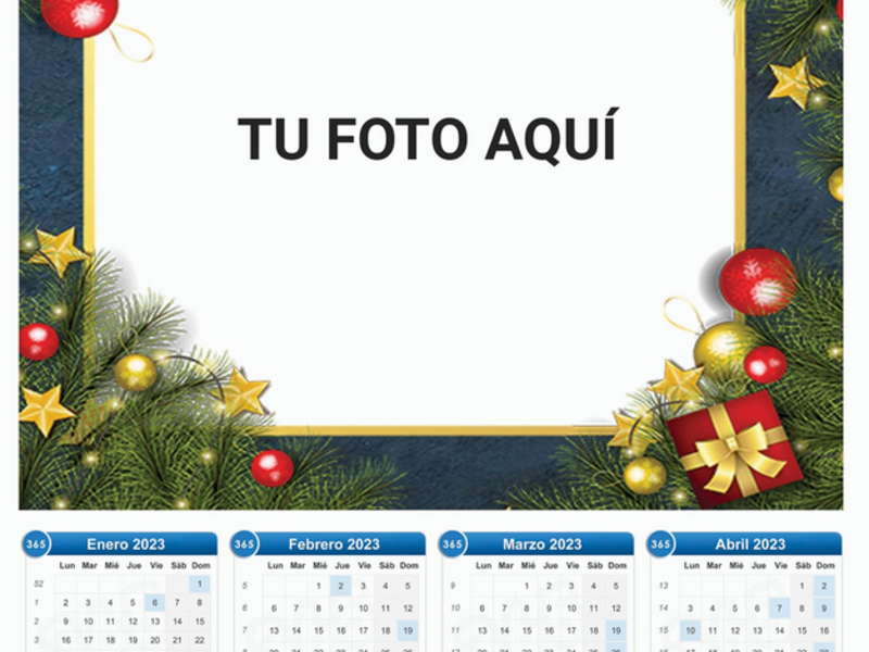 Calendario con Foto Mixco