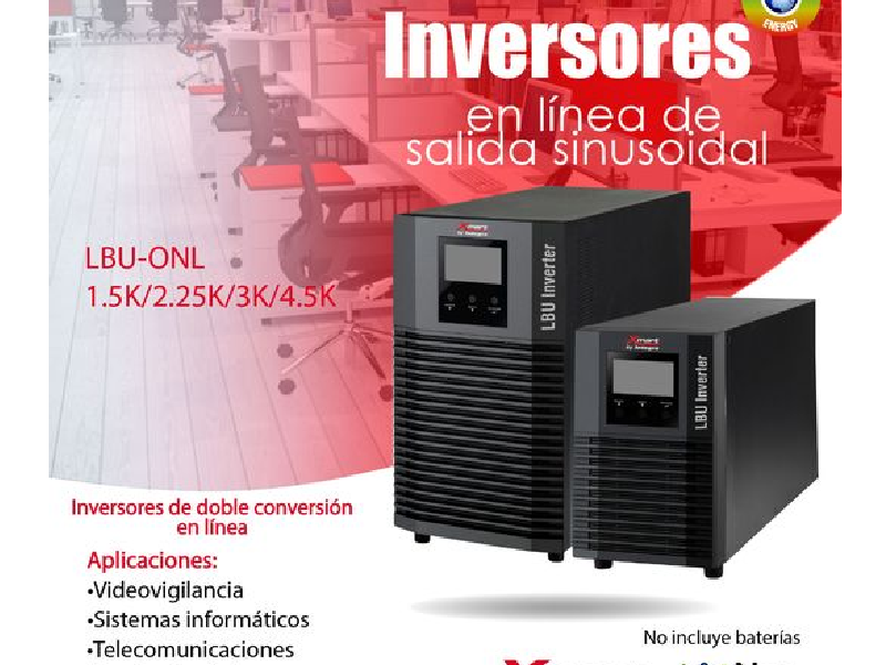 Inversores de doble conversión Guatemala