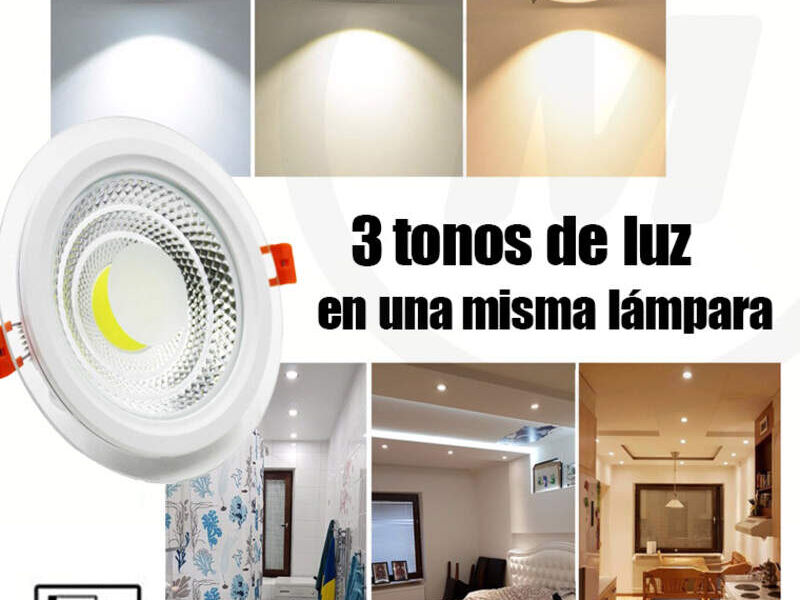 Lámpara de techo LED tri-color Guatemala