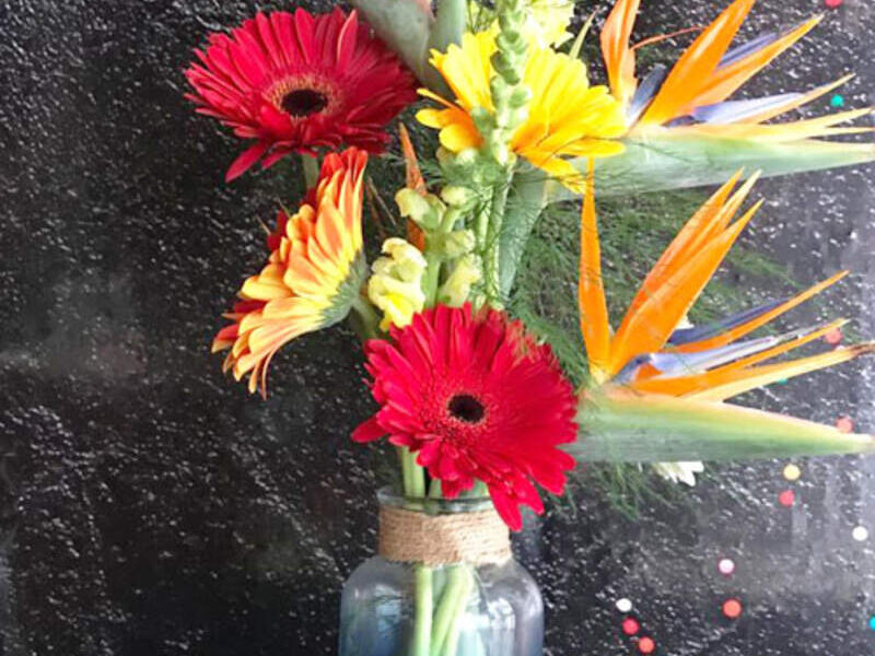 Jarrón de flores Mi Paraíso Guatemala