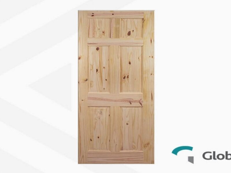 Puerta de madera sólida Radiata Globales Gt