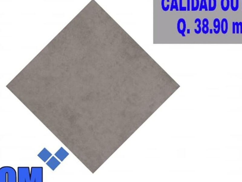 Cerámica rectangular gris Guatemala GOM
