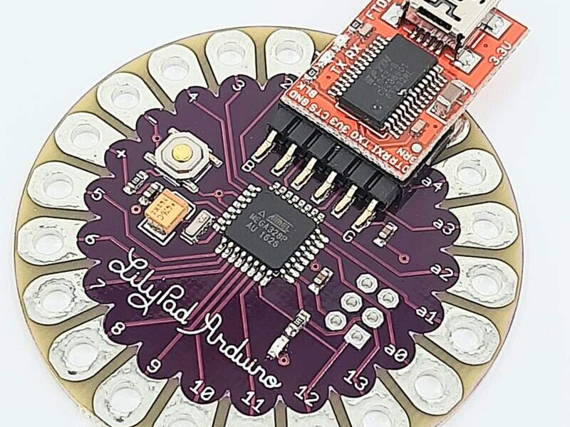 Lilypad Atmega328P + adaptador TTL