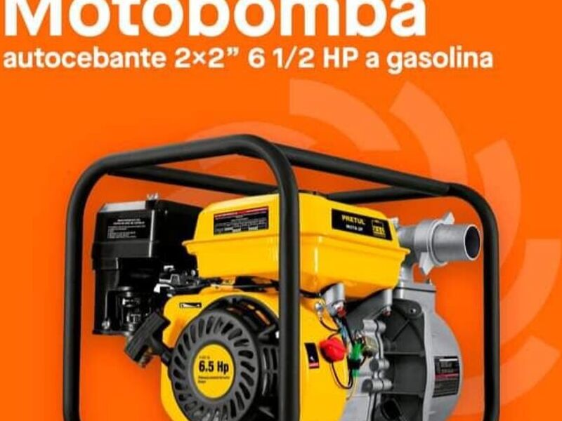 Motobomba 6 1/2 HP Guatemala