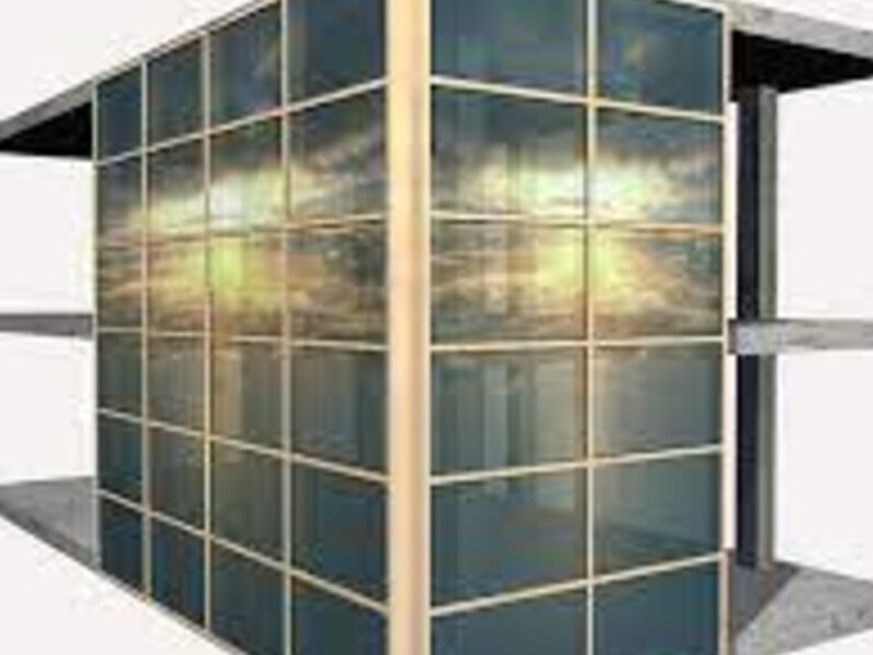 Muro cortina de aluminio en Huehuetenango