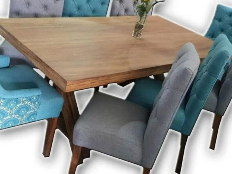 Comedor con mesa de conacaste 6/p