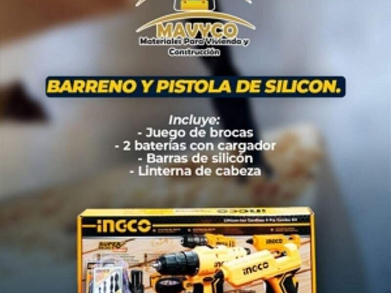 Pistola de silicón Sacatepéquez Mavyco