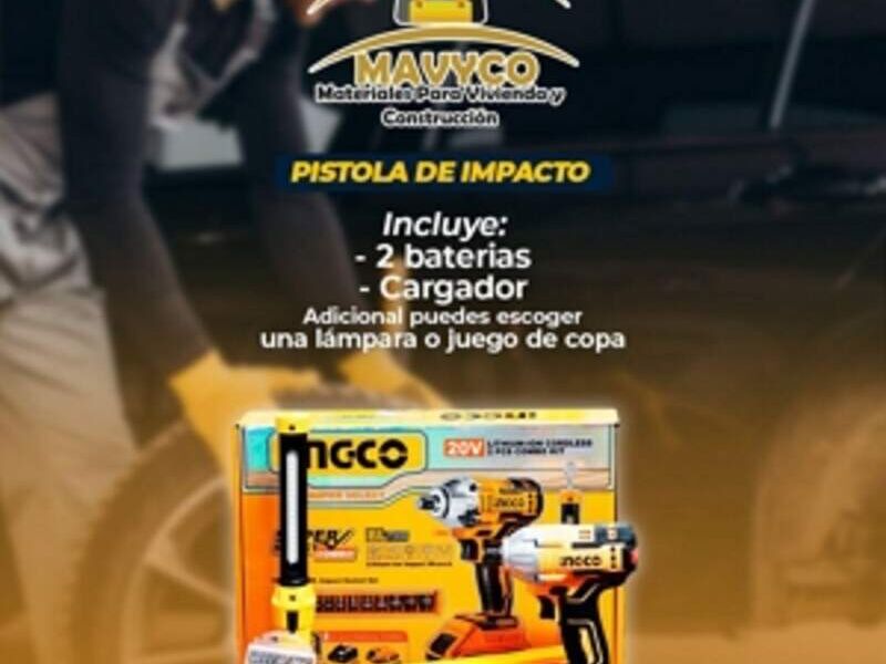 Pistola de impacto Sacatepéquez Mavyco