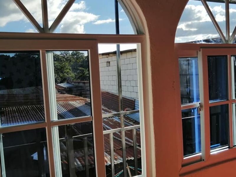 Ventana pvc madera 