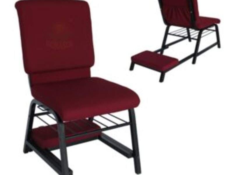 SILLA DE ESPERA DESMONTABLE ROJA GUATEMALA