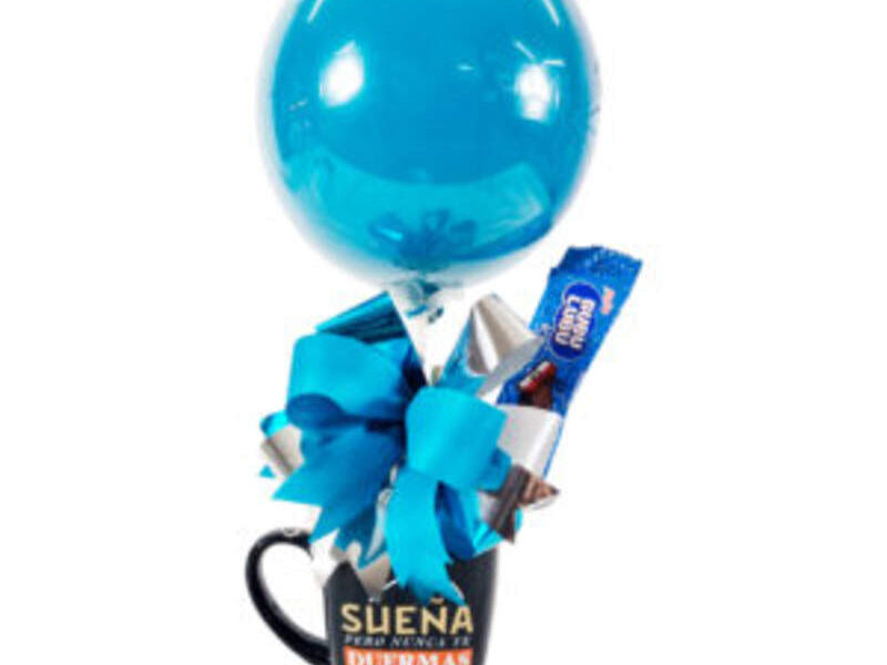 ARREGLO GLOBO TAZA GUATEMALA 