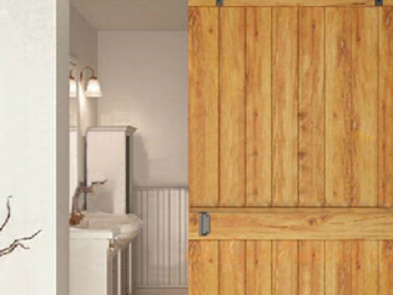 PUERTA DE MADERA PARA BAÑO CIUDAD DE GT. 