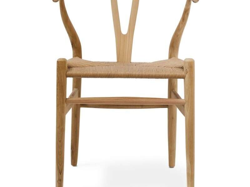 Silla Wishbone Teca Guatemala
