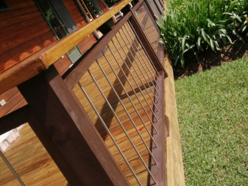Baranda de madera Guatemala