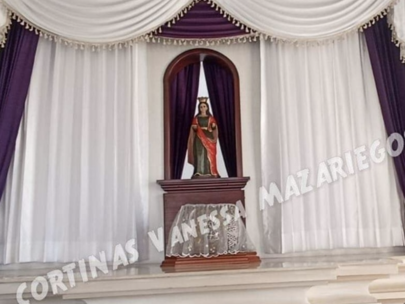 CORTINA MORADA GUATEMALA