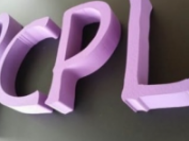 Letras tipo block, Mixco Guatemala