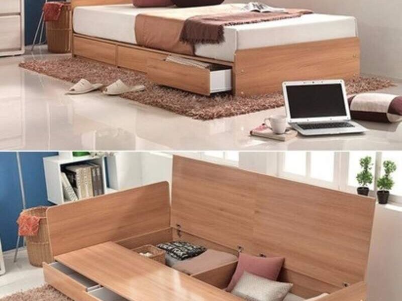 Base para cama de madera en Guatemala 