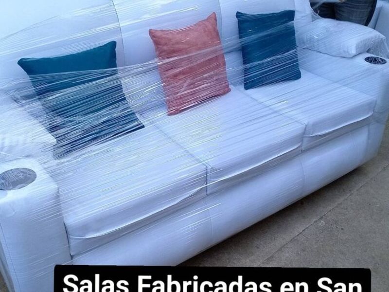 Muebles sala blanco